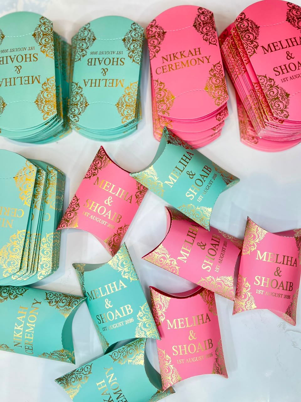 Custom Mehndi Favor Bag & Boxes