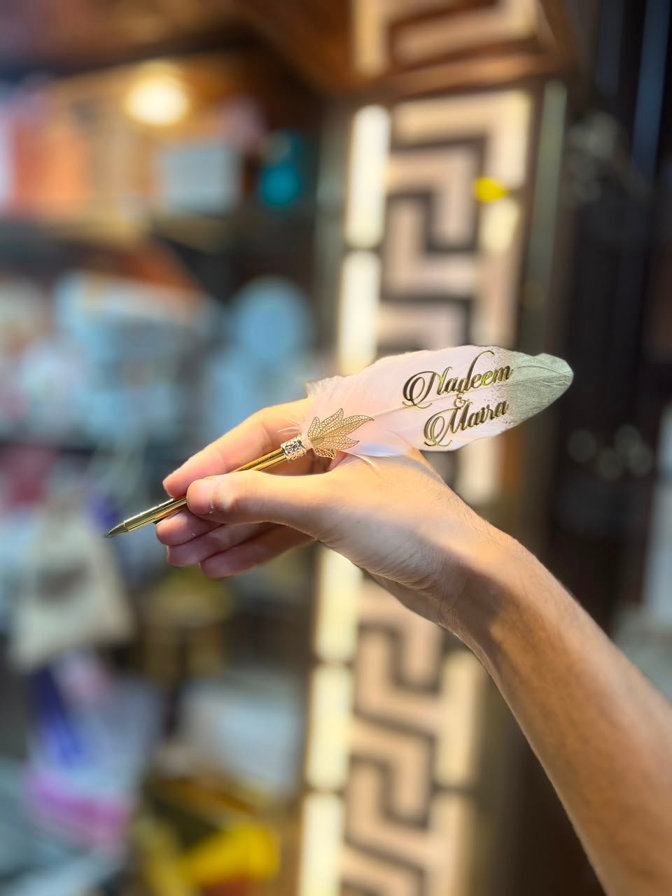 Customized Nikkah Shine Gold Pen