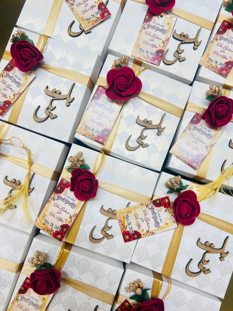 Premium Custom Baat Pakki / Methi Favor Box