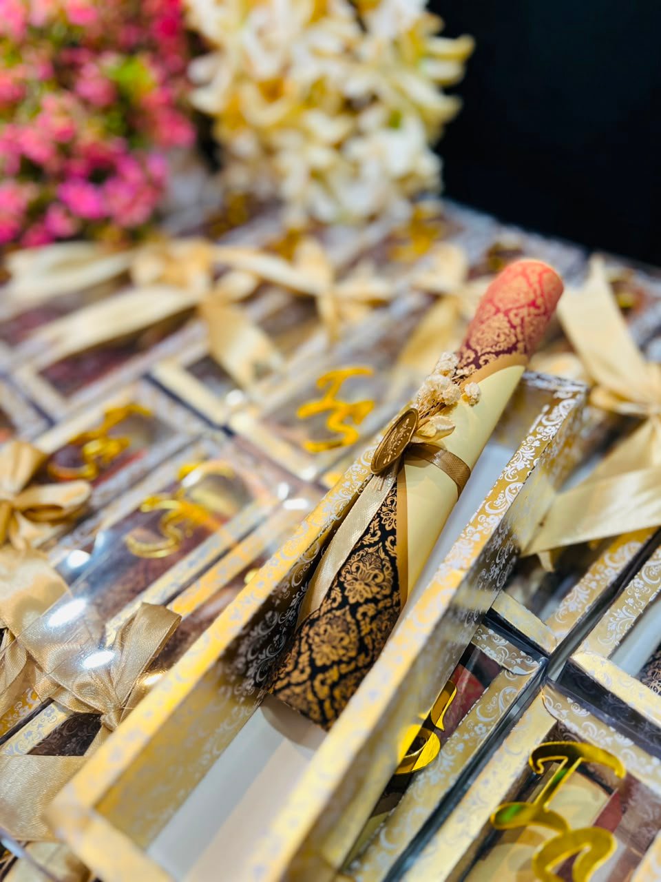 Ultra Luxury Scroll Invitation With Premium Box