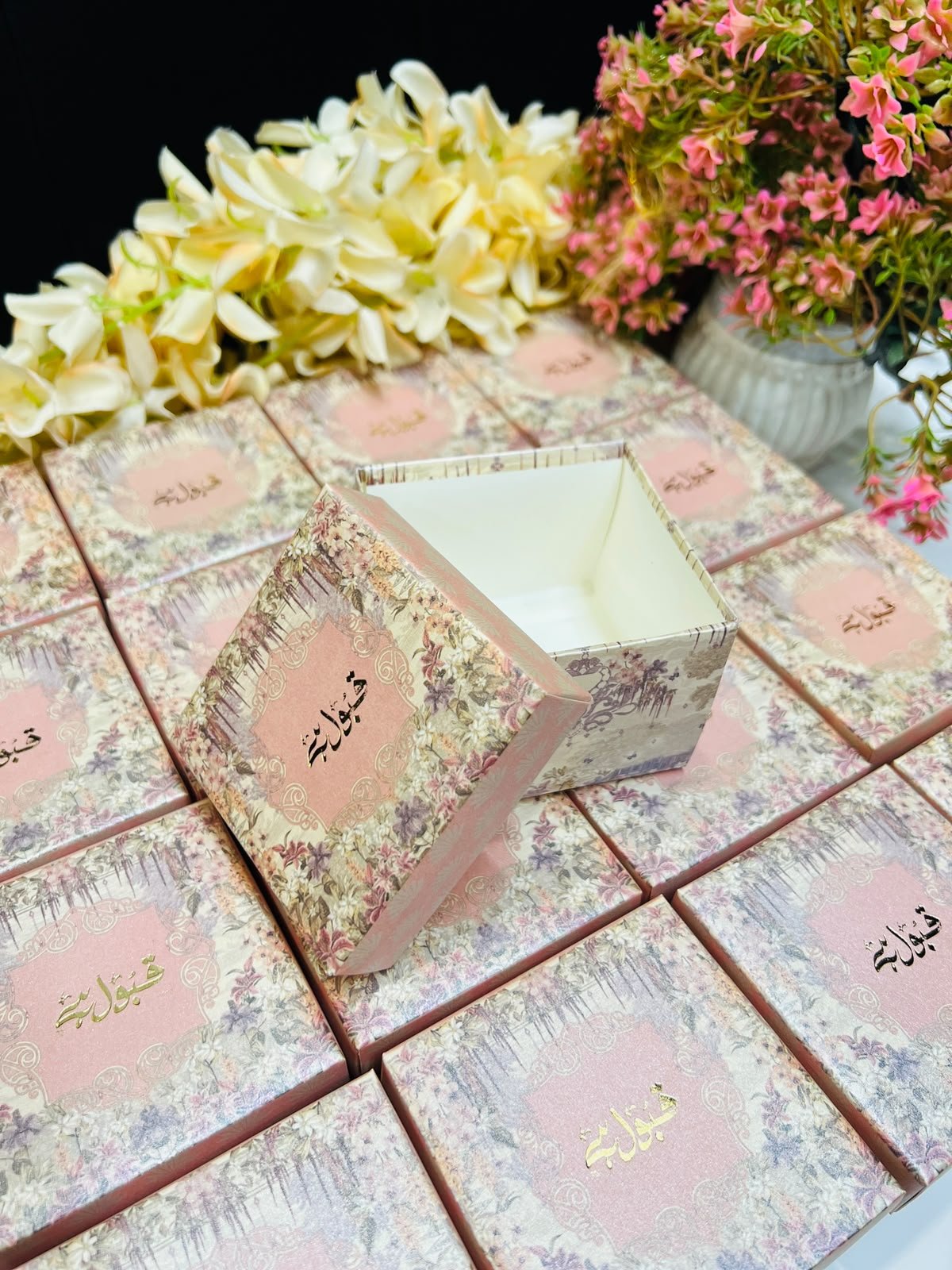 Premium 3x3 Pearl Sheet Favor/Bid Box