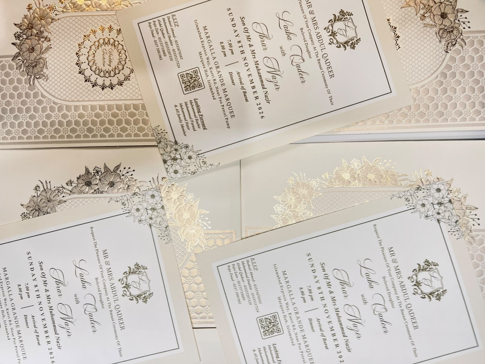 Premium Wedding Card – Article NS-1819
